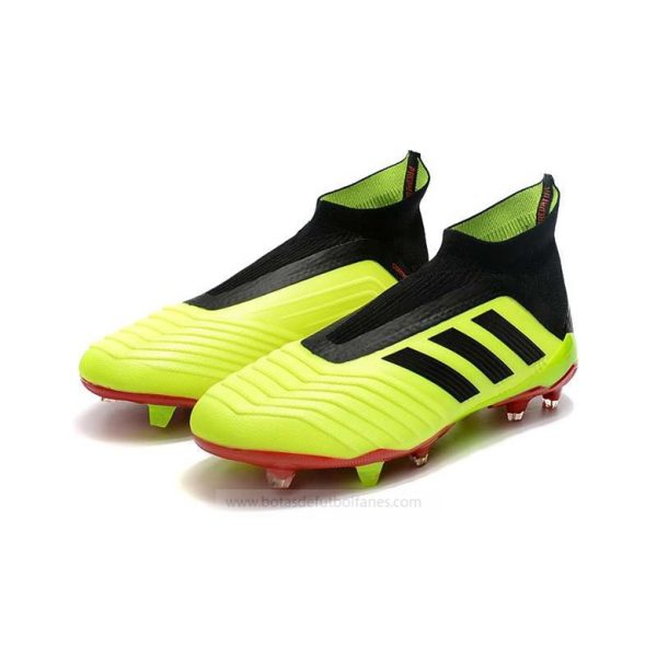 Adidas Predator FG Mujer Amarillo Negro